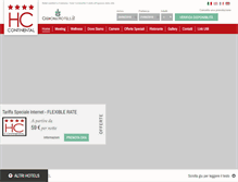 Tablet Screenshot of hotelcontinentalcremona.it